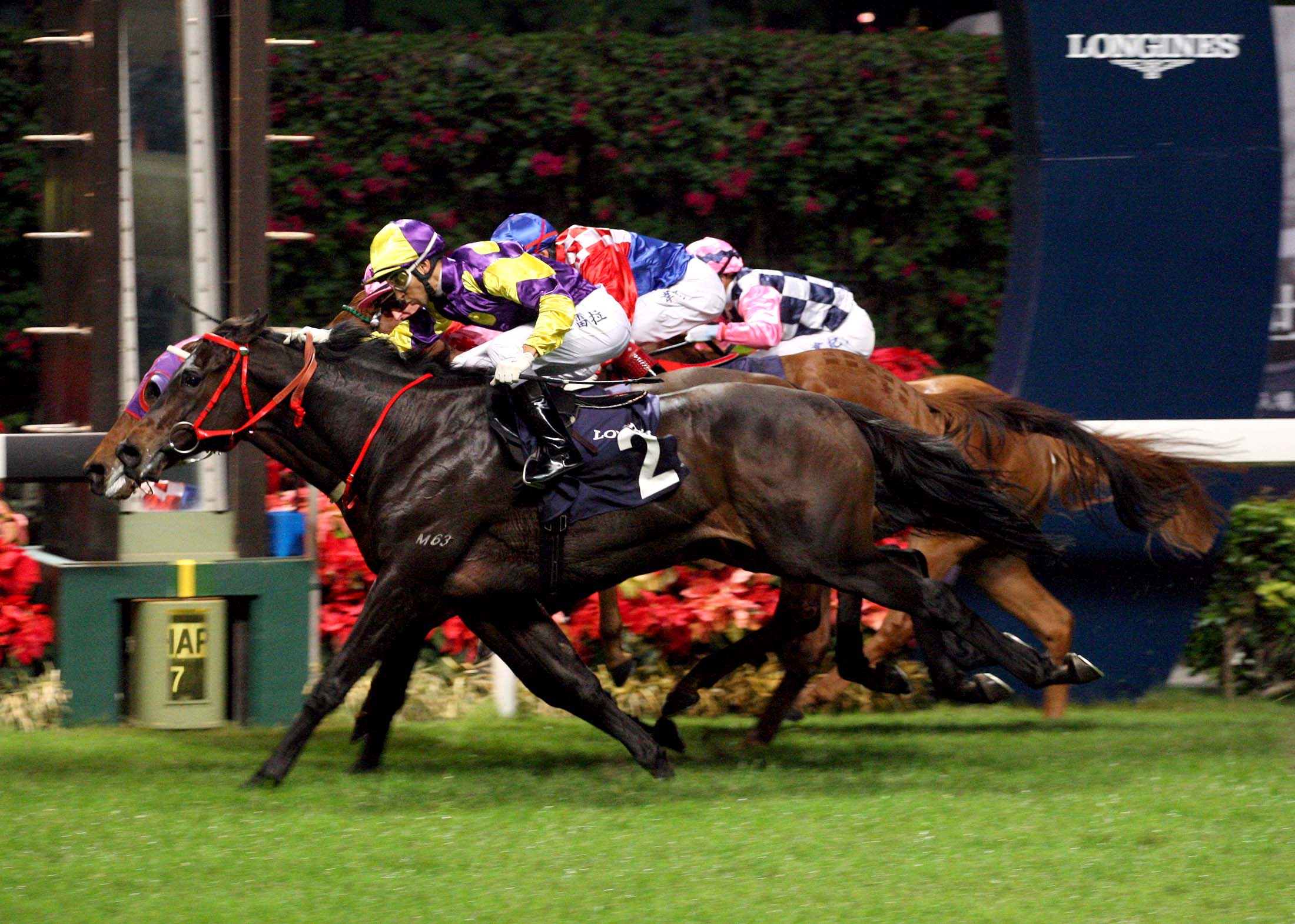 Joao Moreira riding at Happy Valley for the LONGINES International Jockeys’ Championship