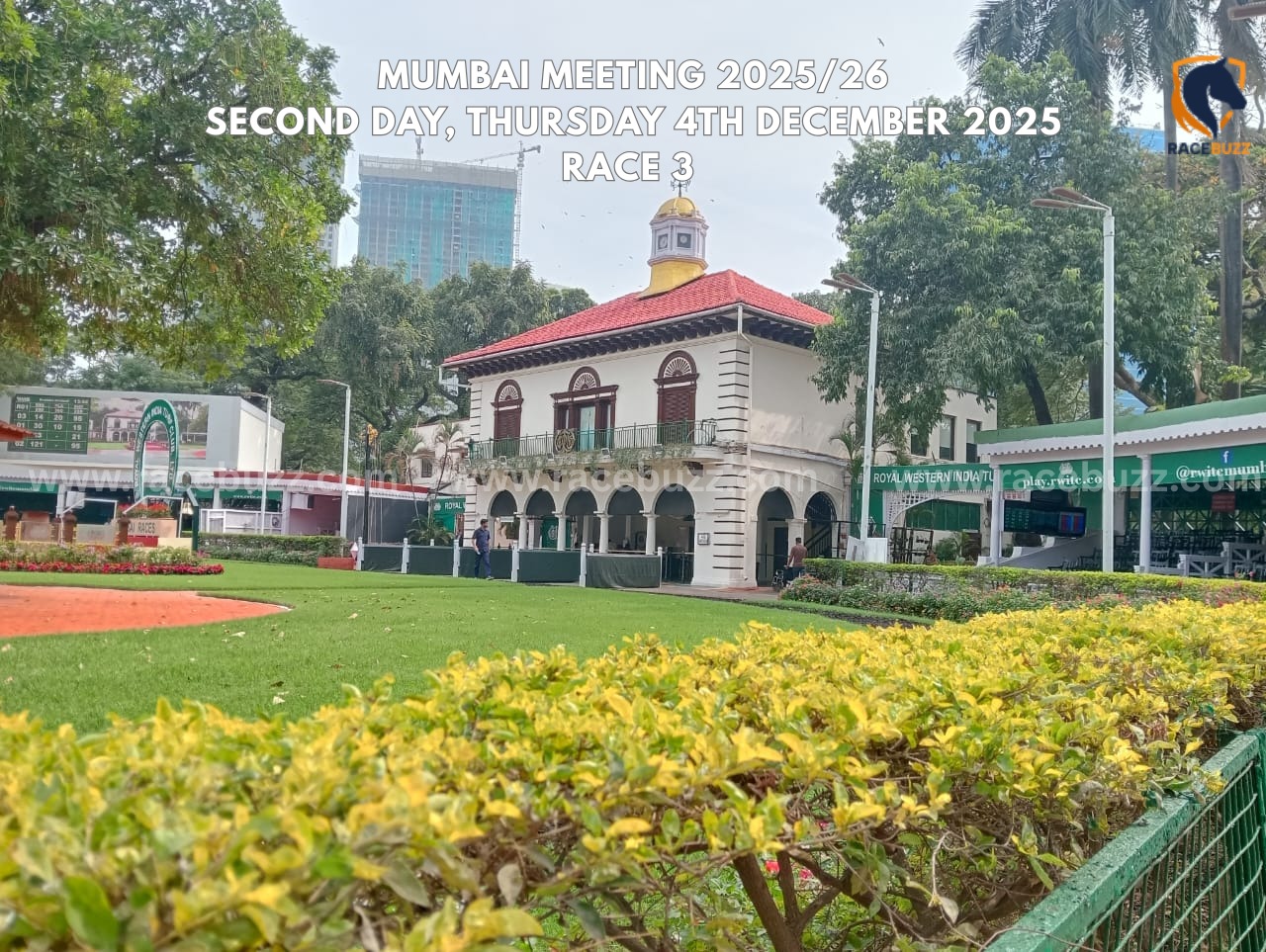 Adonis winning The Bejan Bharucha Plate – Mumbai race result 4 December