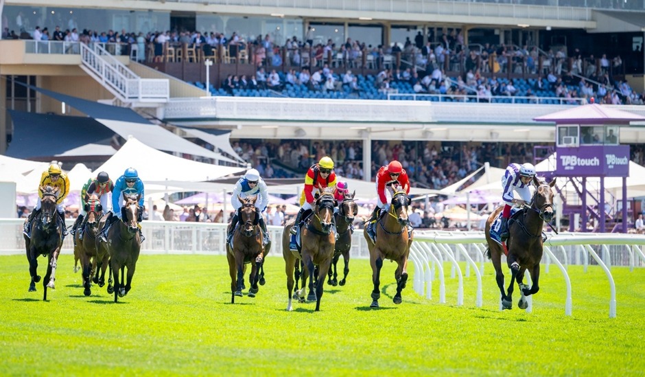 Ascot race cards 6 December with crowds and horses