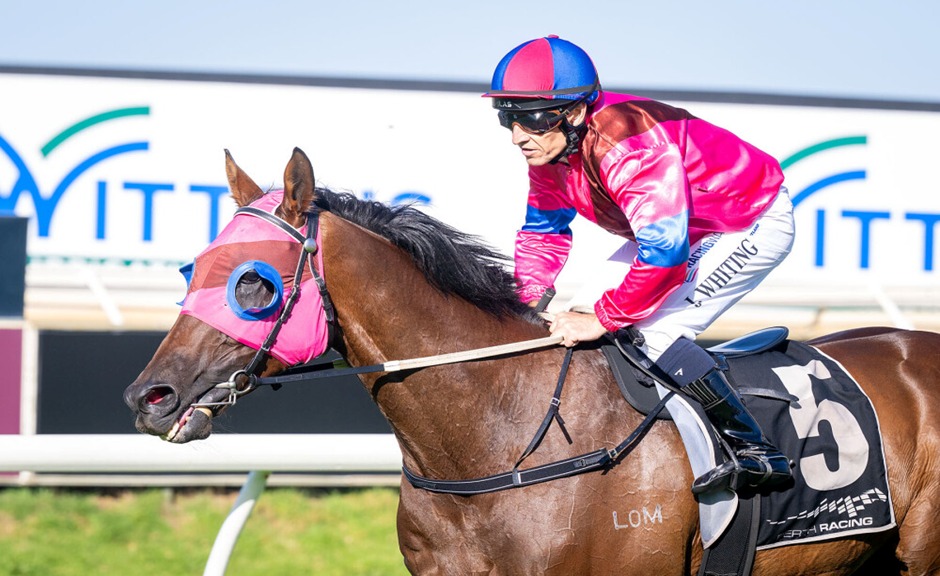 PLAYHOUSE PATRON winning the A.T.A. Stakes at Ascot Race Results 17 December