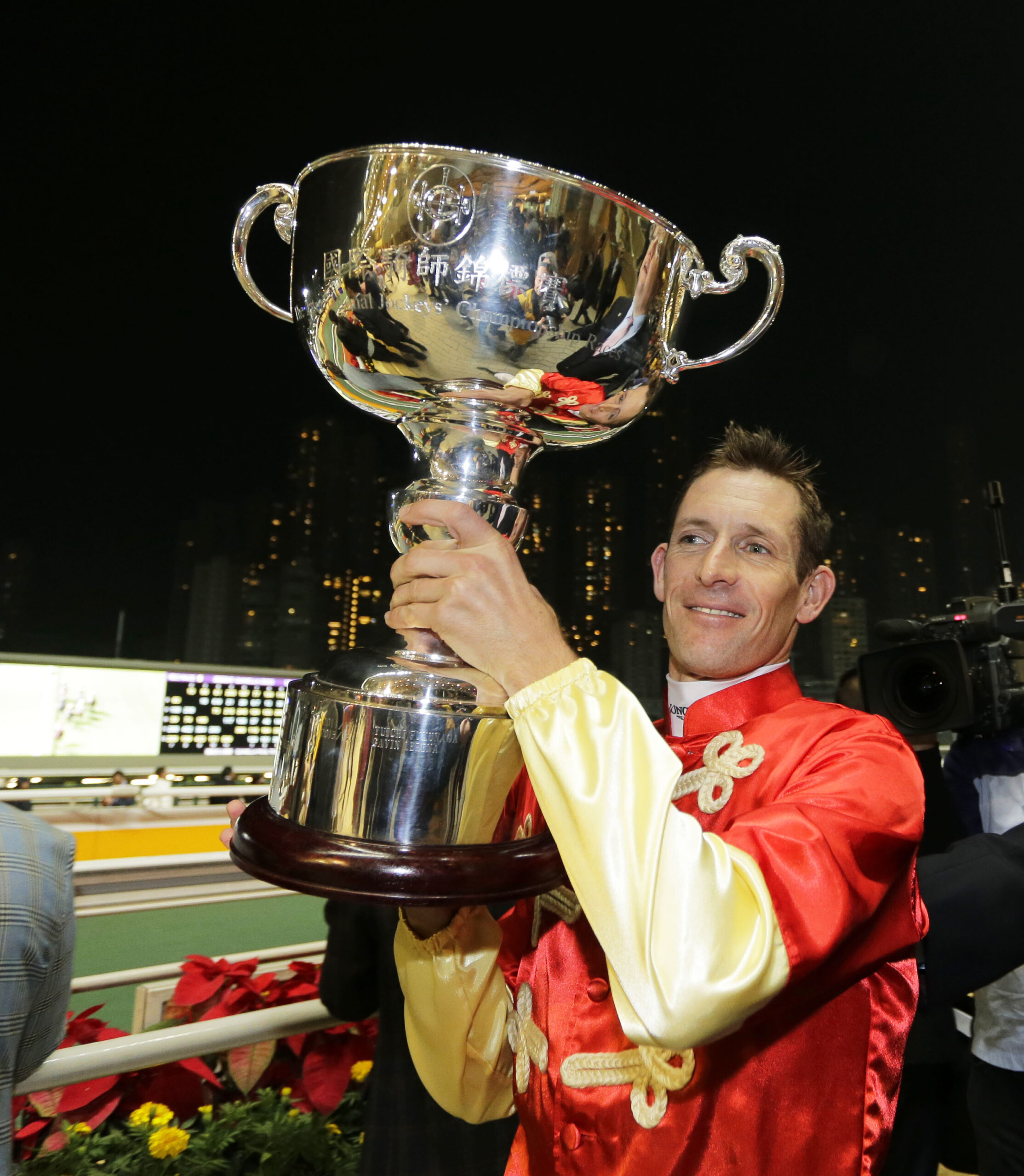 Hugh Bowman preparing for LONGINES IJC 2025 at Happy Valley