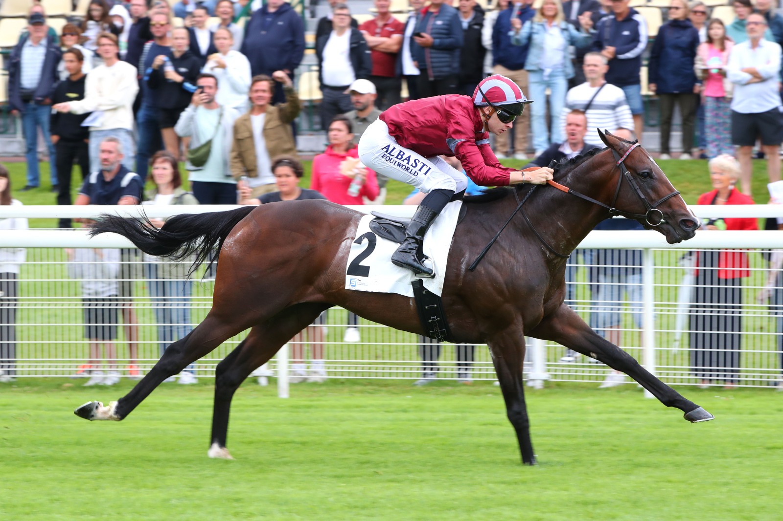 Beauvatier during trackwork at Sha Tin ahead of Hong Kong Mile 2025