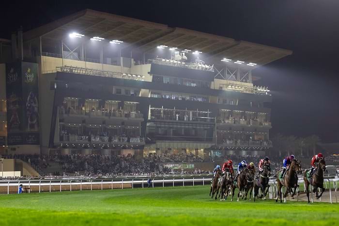 King Abdulaziz racecards 16 January feature race action