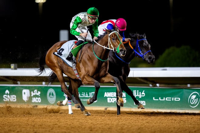 King Abdulaziz racecards 23 January – feature race action