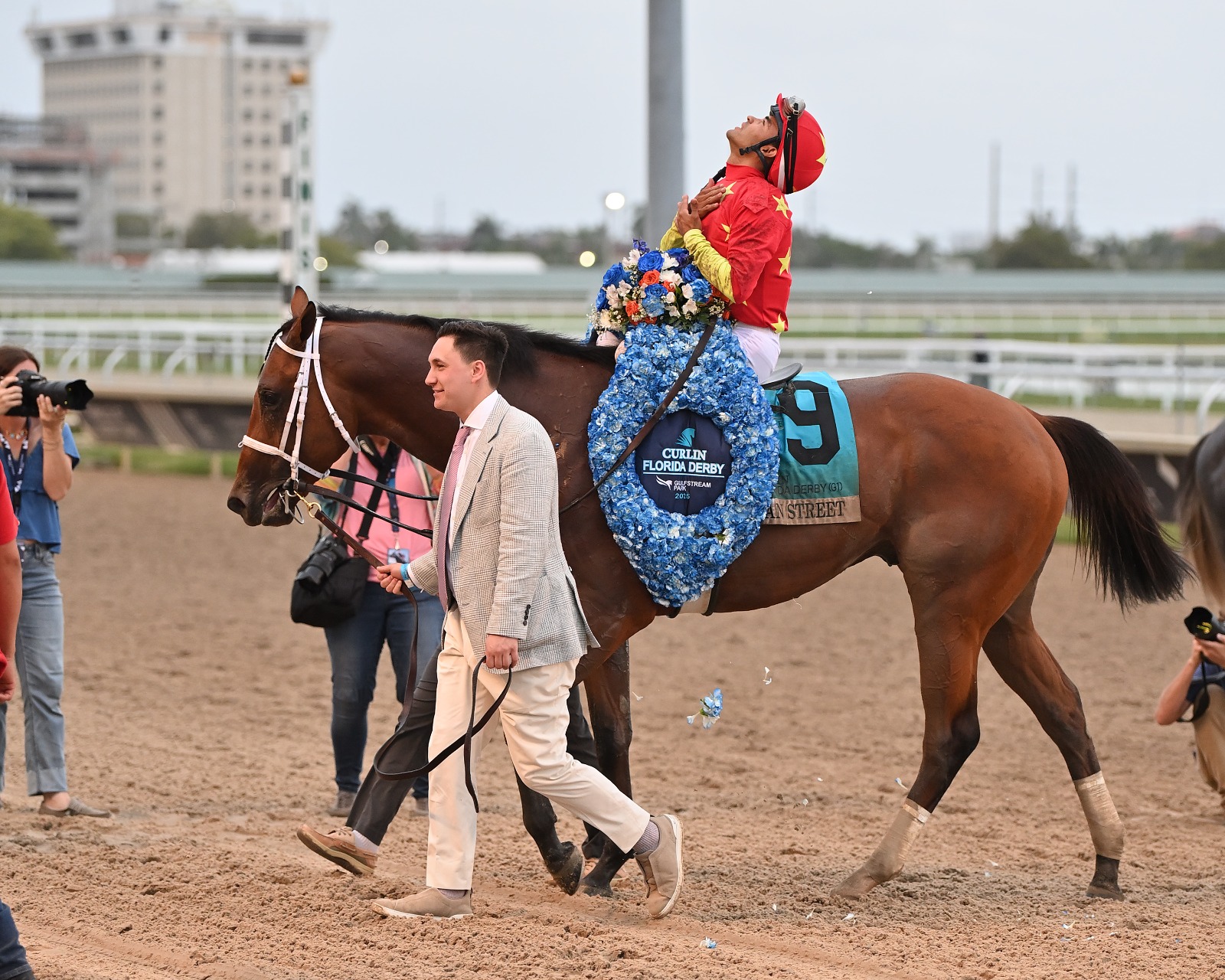 Tappan Street competing at Gulfstream Park in the Pegasus World Cup Invitational 2026