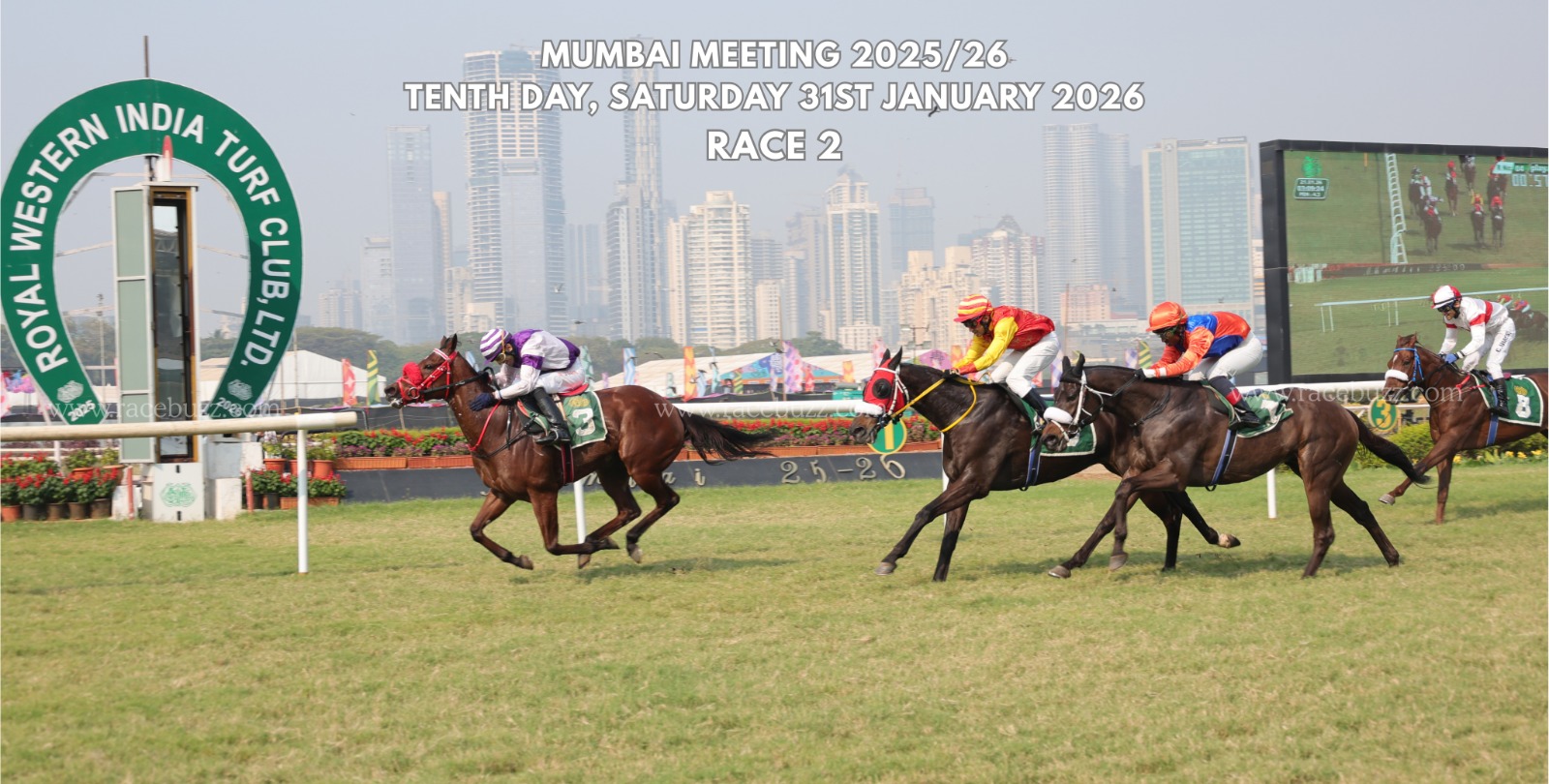 Zafferano winning The Enigma Trophy – Mumbai race result 31 January