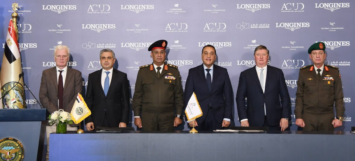 Longines Global Champions Tour launch in Cairo with Pyramids backdrop