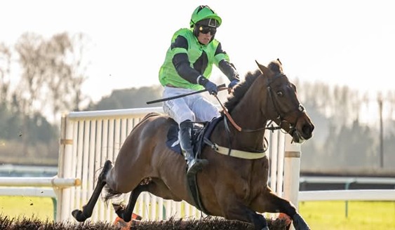 Action from a National Hunt race at Newcastle Race Results 15 January