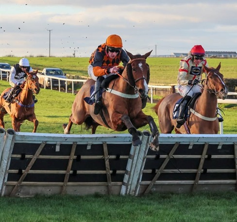 Winter National Hunt racing at Sedgefield Racecourse