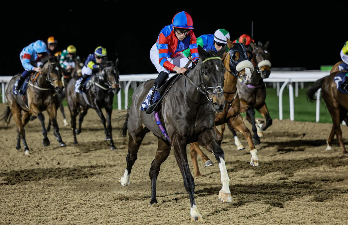 Aisling Oscar winning at Newcastle on the all-weather