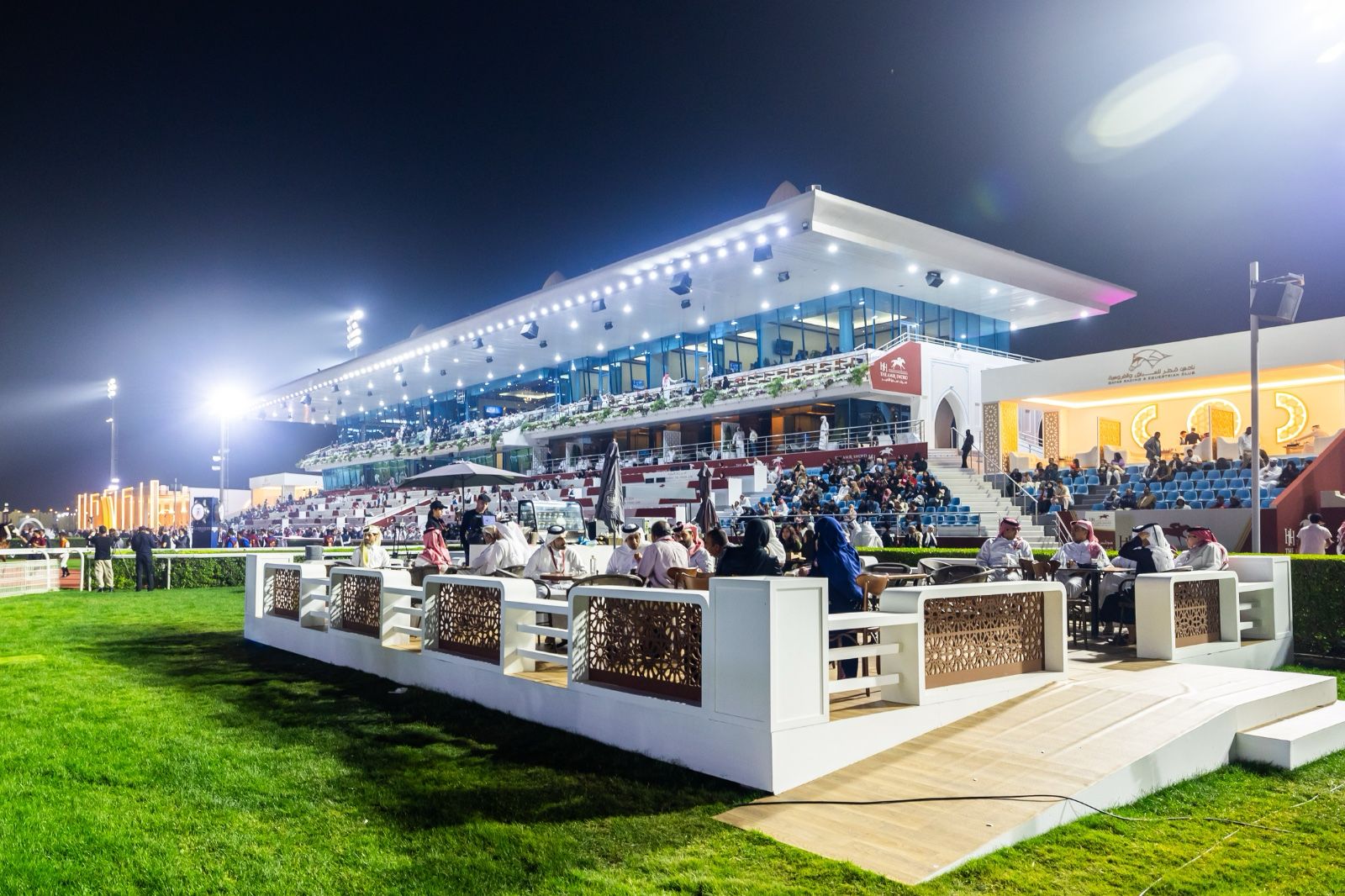 Al Ghadeer competing in the HH The Amir Sword Festival at QREC