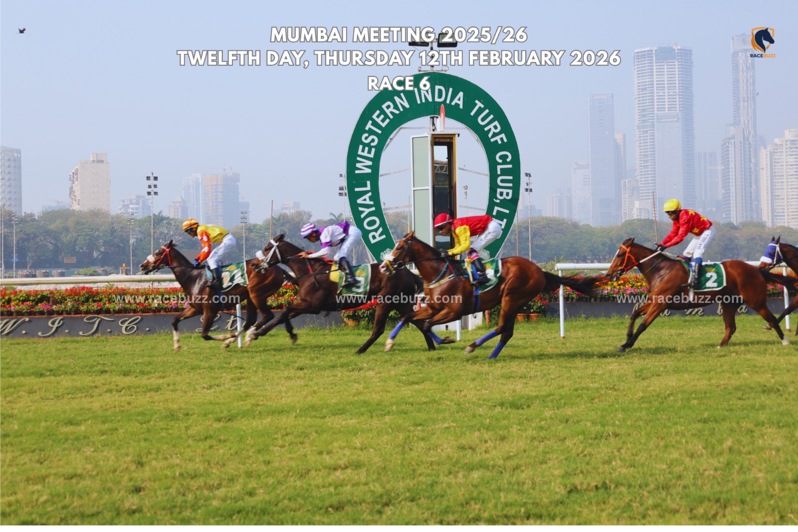 ENRICH winning The Bangalore Turf Club Trophy in Mumbai race result 12 February
