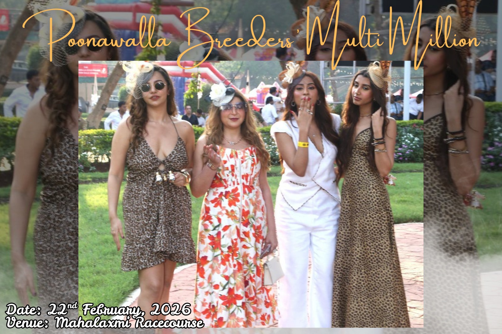 Delna Poonawalla unveiling capsule collection at Poonawalla Breeders’ Multi Million at RWITC Mumbai