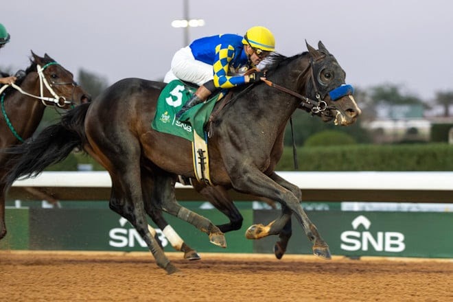 Imagination (USA) winning at King Abdulaziz Racecourse – King Abdulaziz Race result 14 February