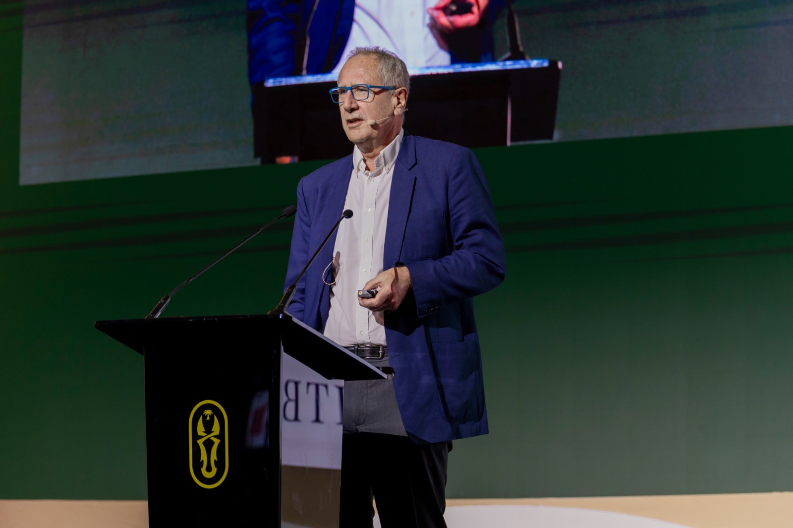 Andrew Harding addressing the Asian Racing Conference in Riyadh