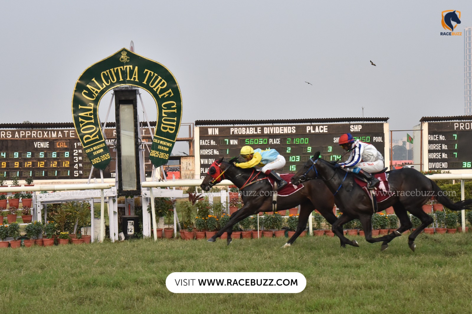 Kolkata Race Cards 27 March at RCTC racecourse view