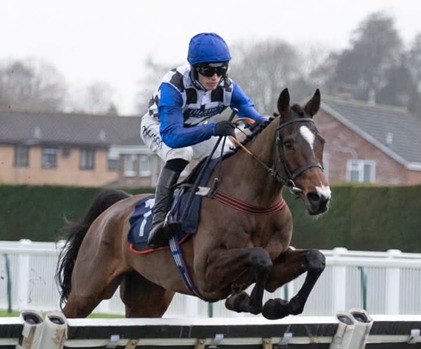 Runners competing during the Hereford Race Cards 7 March meeting at Hereford Racecourse