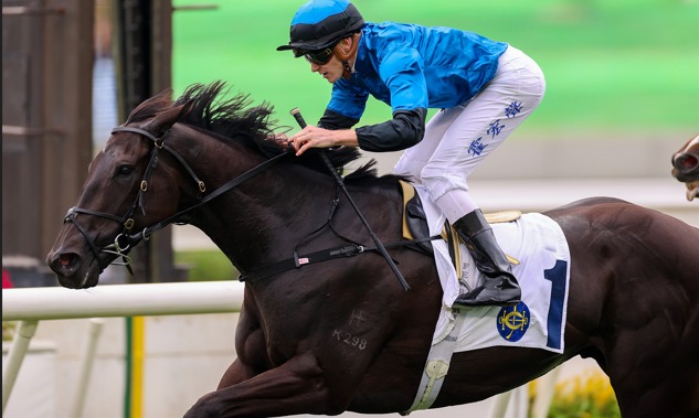 Dazzling Fit racing at Sha Tin in the Hong Kong Classic Cup