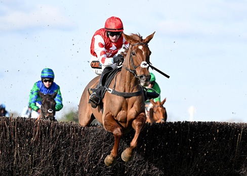 Musselburgh Race Cards 20 March track with horses running during a race meeting