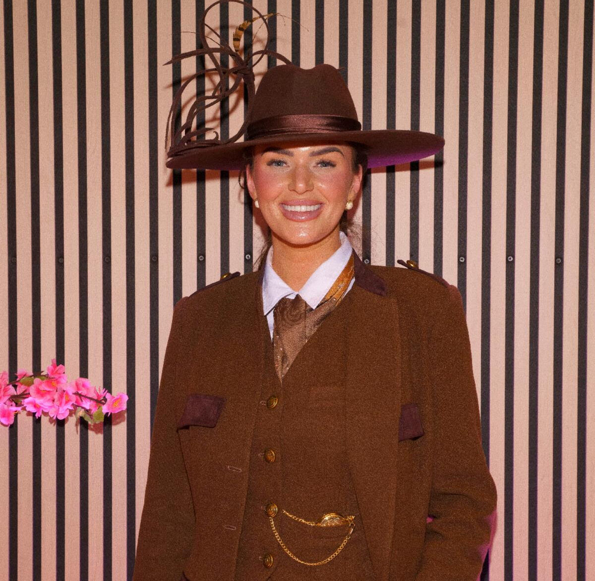 Megan Cunniss winning Best Dressed at Cheltenham Festival 2026 Ladies Day