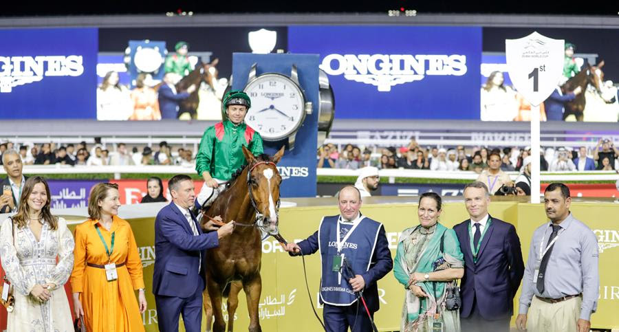 Meydan race result 28 March Calandagan winning Dubai Sheema Classic