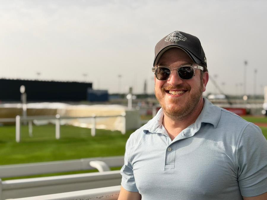 Facteur Cheval with Bart Siegel at Meydan ahead of Dubai Turf 2026