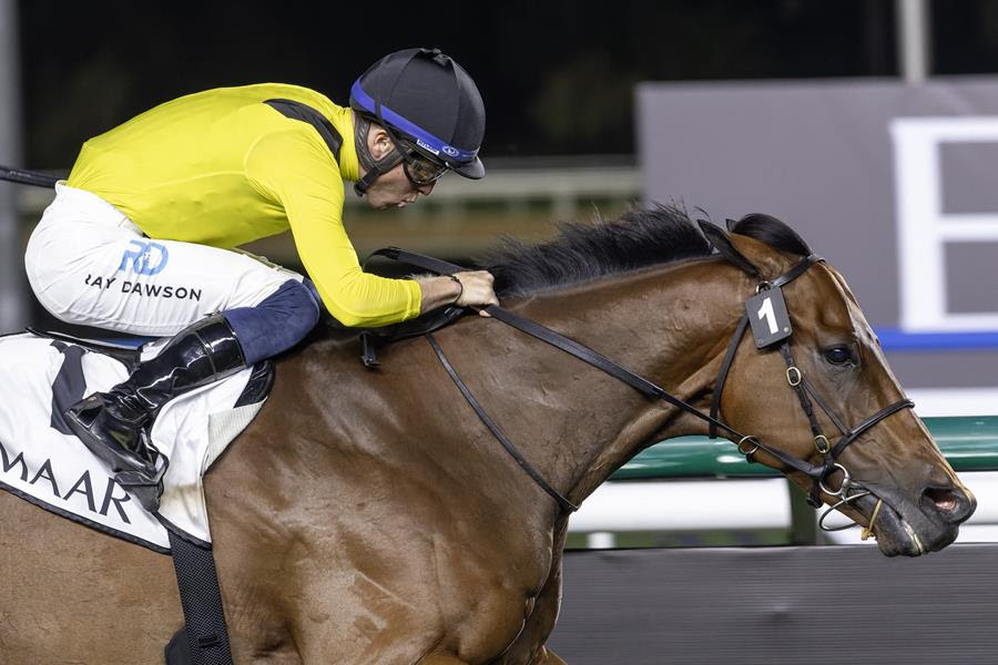Elnajmm winning the Ras Al Khor during Meydan race results 6 March