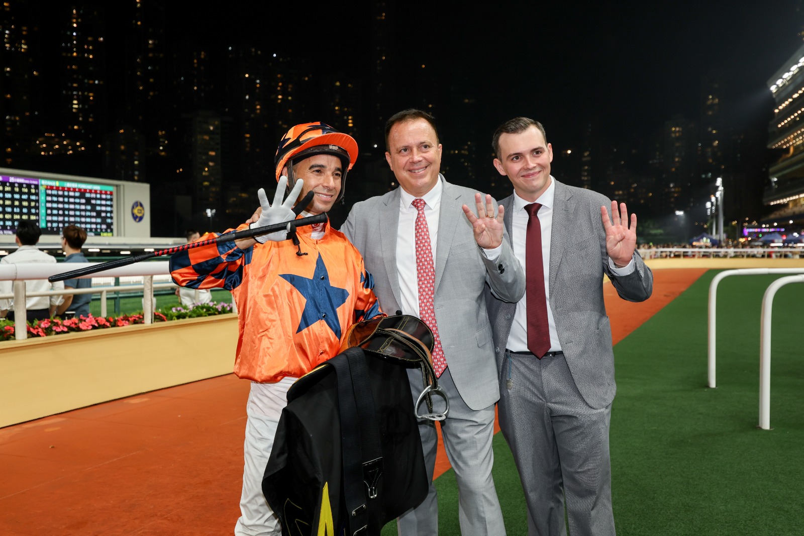 Hong Kong race results 8 April – Joao Moreira celebrates victory at Happy Valley