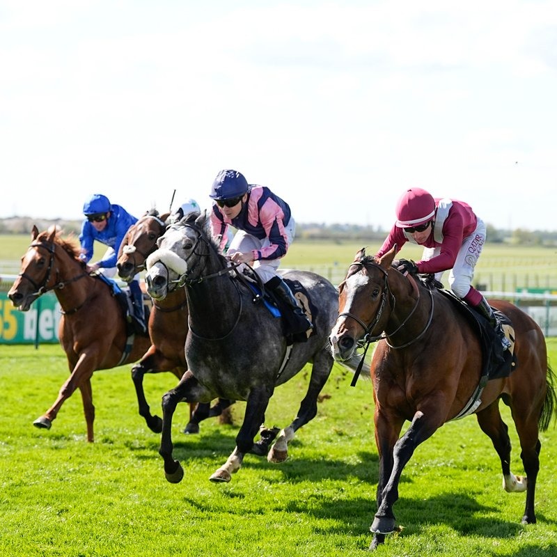 Azleet wins the Nell Gwyn Stakes at Newmarket during Craven Meeting day two