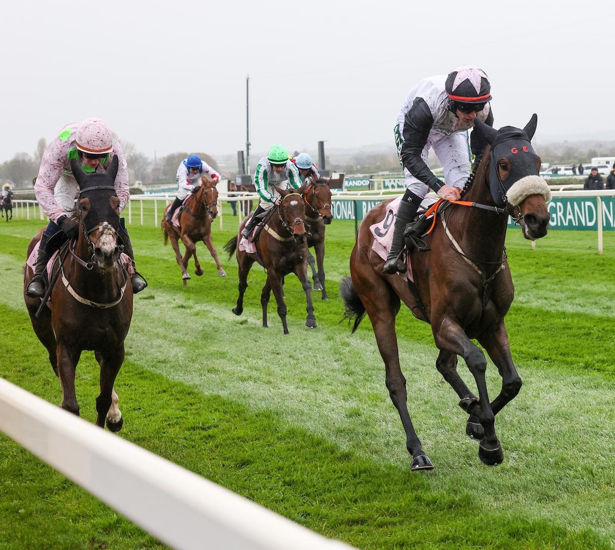 Mange Tout winning the Boodles Anniversary 4-Y-O Hurdle at Aintree 2026