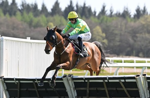 Exeter Racecourse National Hunt six-race fixture runners in action Exeter Race Cards 17 April