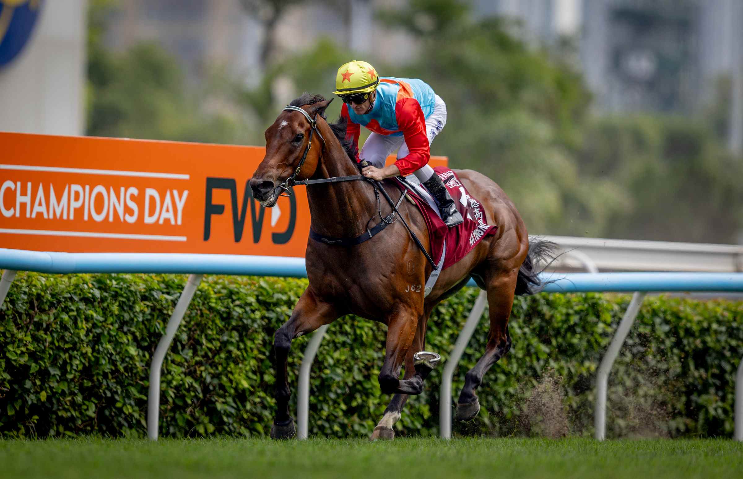 Ka Ying Rising winning Chairman’s Sprint Prize 2026 at Sha Tin