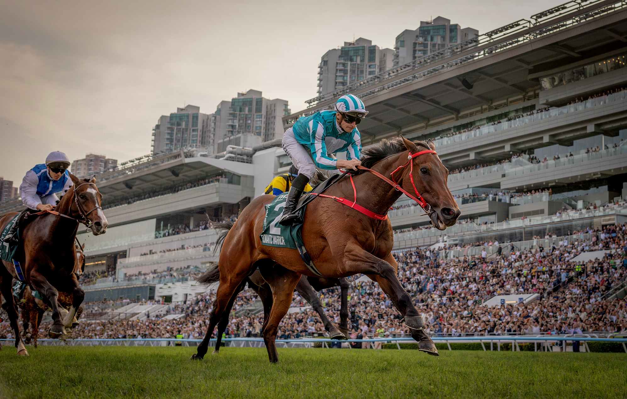 Romantic Warrior winning QEII Cup 2026 at Sha Tin under James McDonald