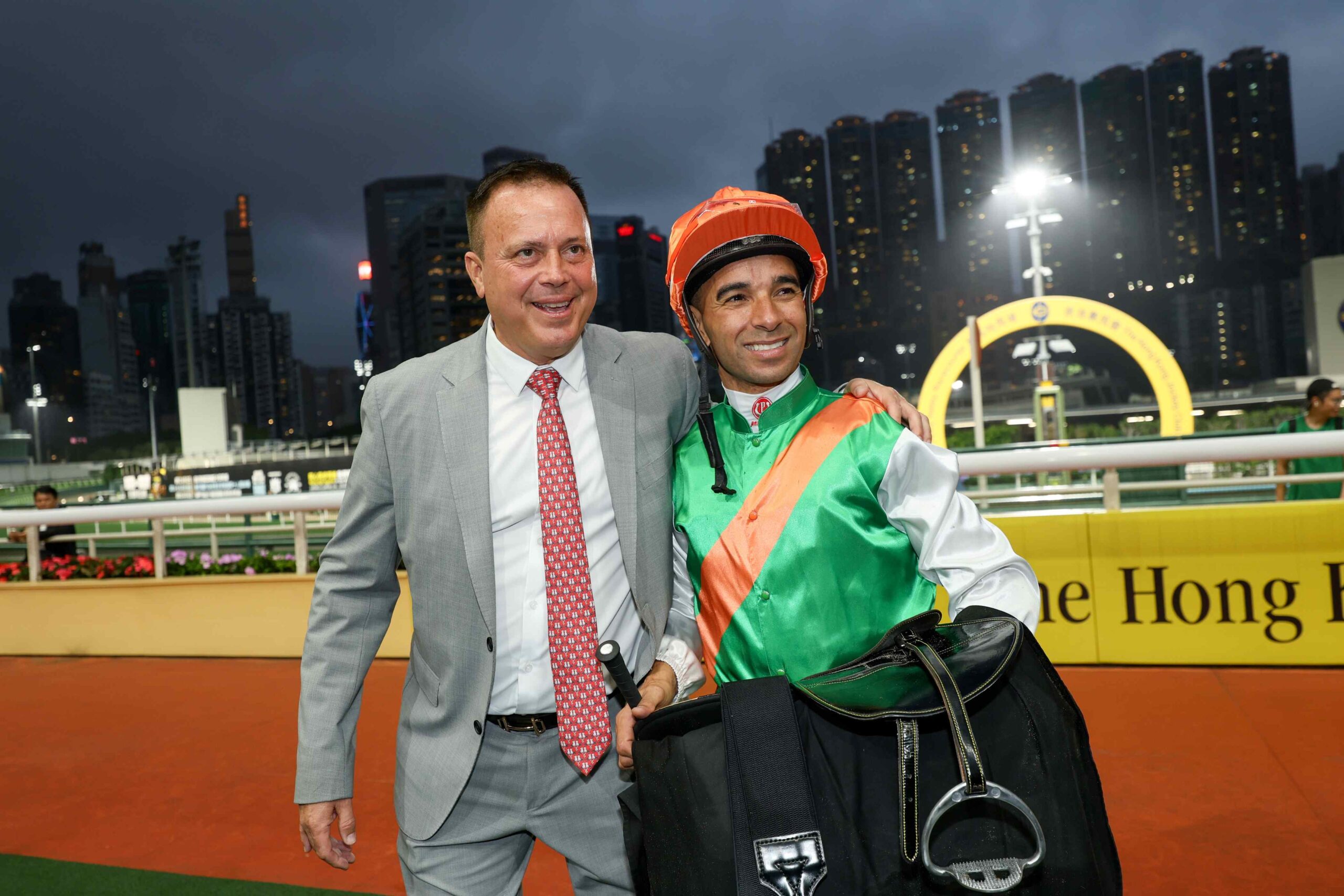 Caspar Fownes during Hong Kong trainers championship race season