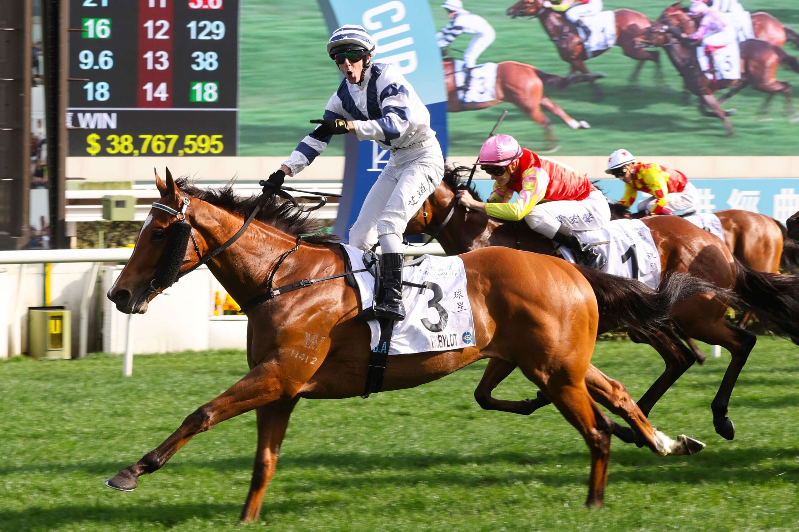 Rubylot racing at Sha Tin ahead of QEII Cup 2026