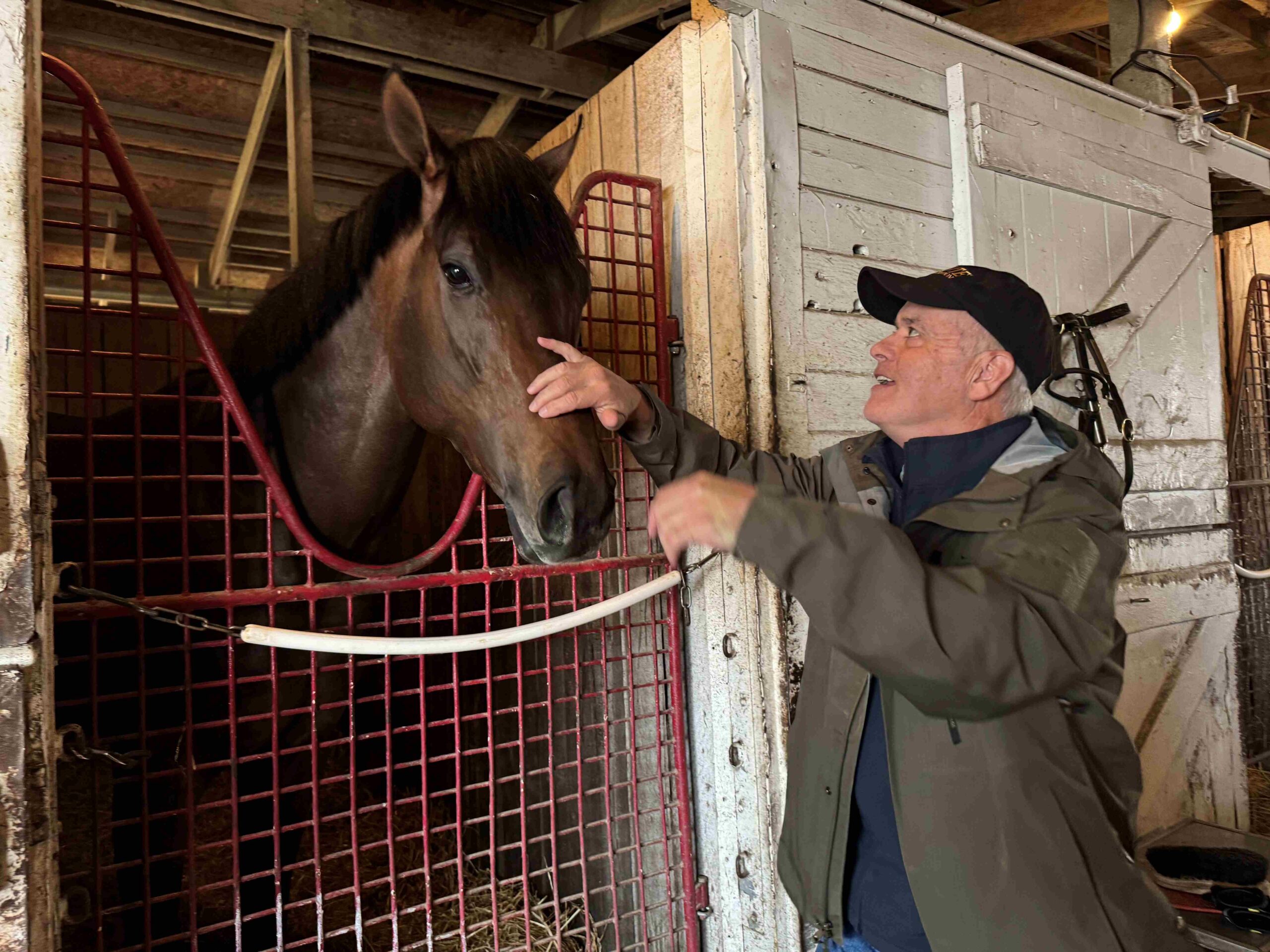 Crupper training ahead of the Preakness Stakes 2026 at Churchill Downs
