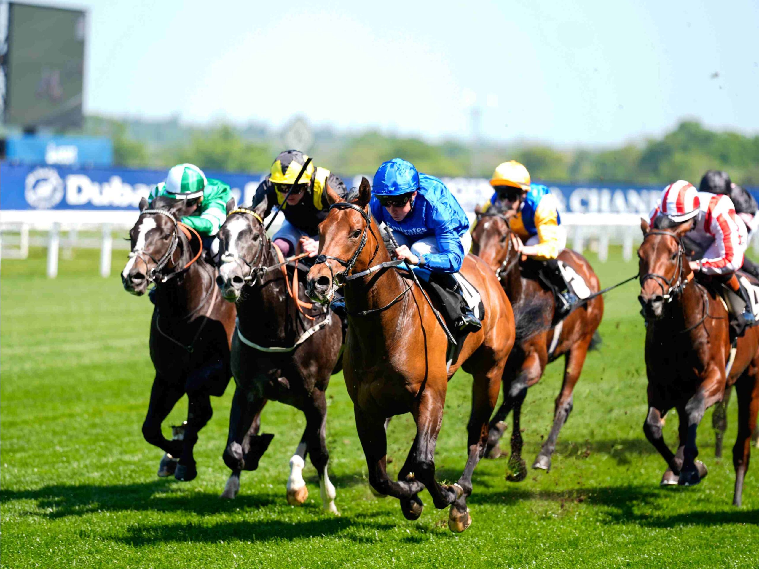Ascot Racecourse grandstand during major race meeting