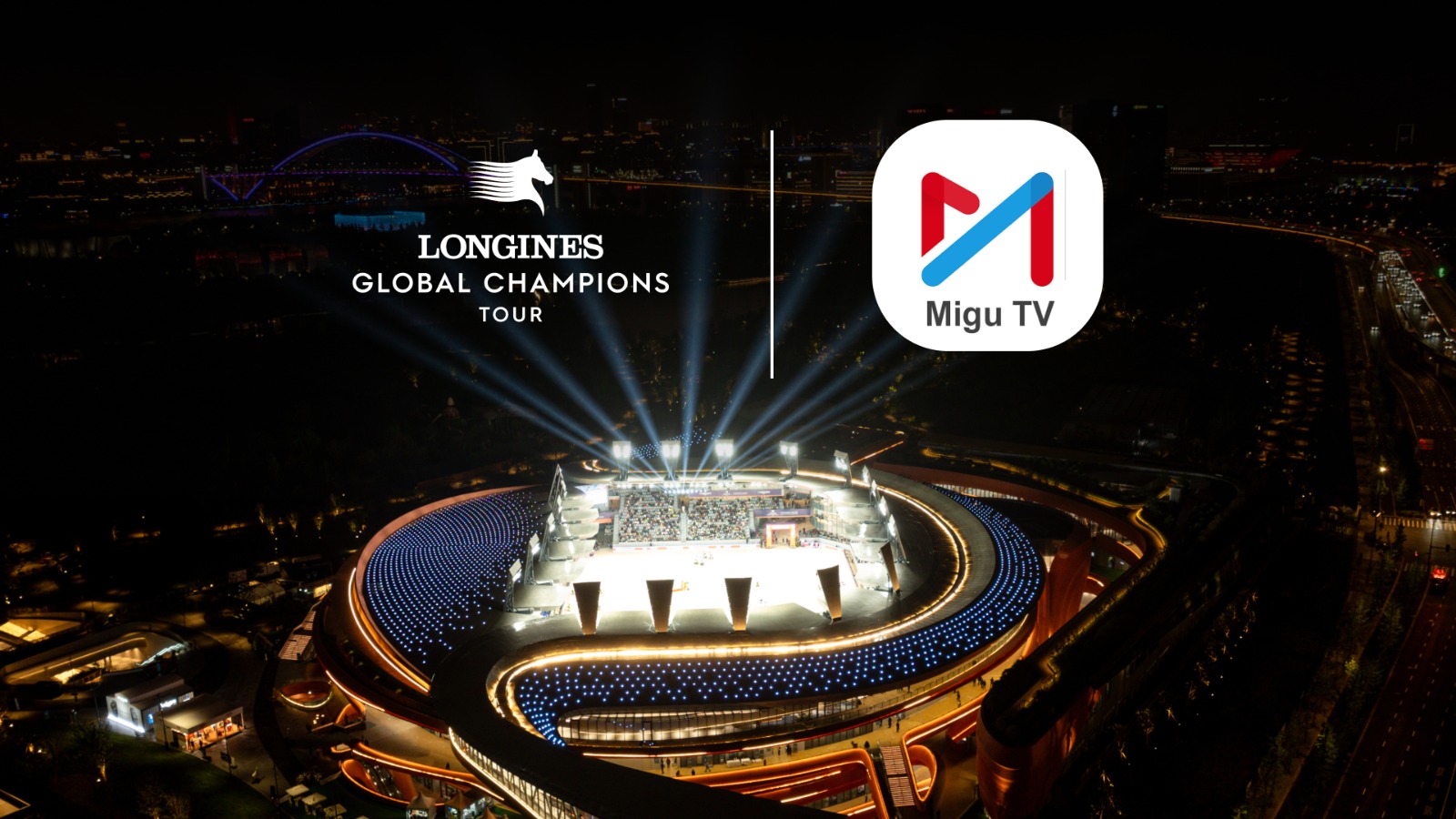 Longines Global Champions Tour riders competing during Shanghai event with global broadcast expansion