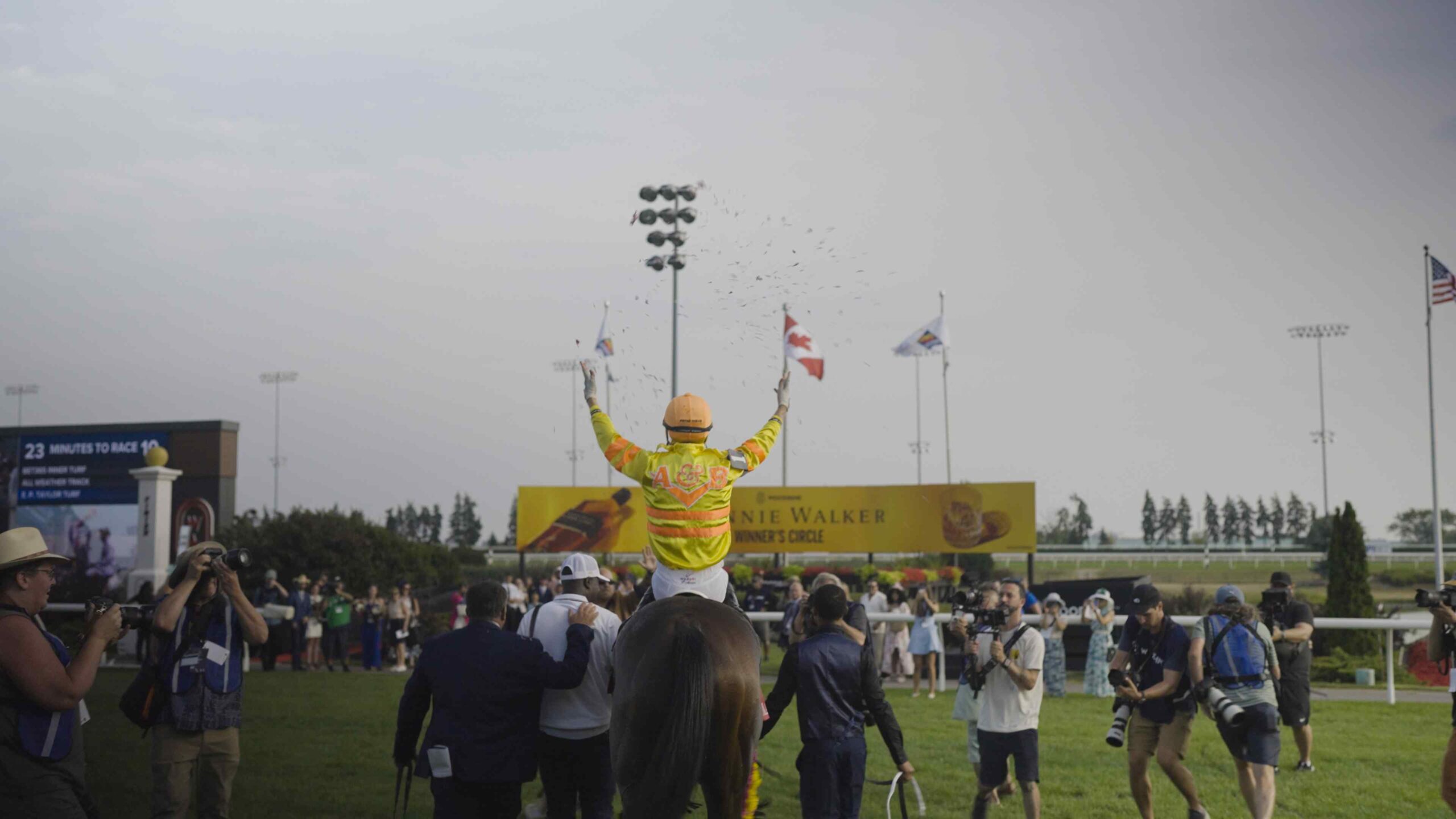 Woodbine Free Rein docuseries behind-the-scenes racing documentary filming at Woodbine