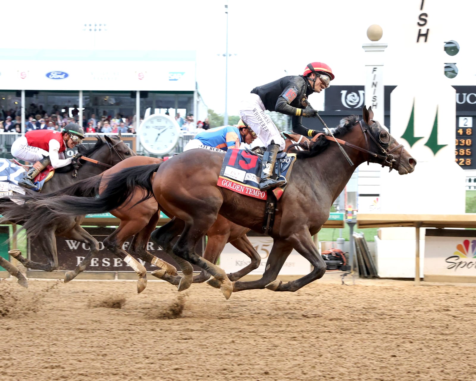 Golden Tempo winning Kentucky Race Results 2 May at Churchill Downs