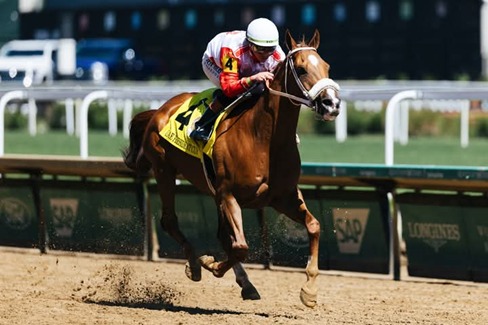 Always a Runner winning Kentucky Oaks 2026 at Churchill Downs on Kentucky Race Results 1 May