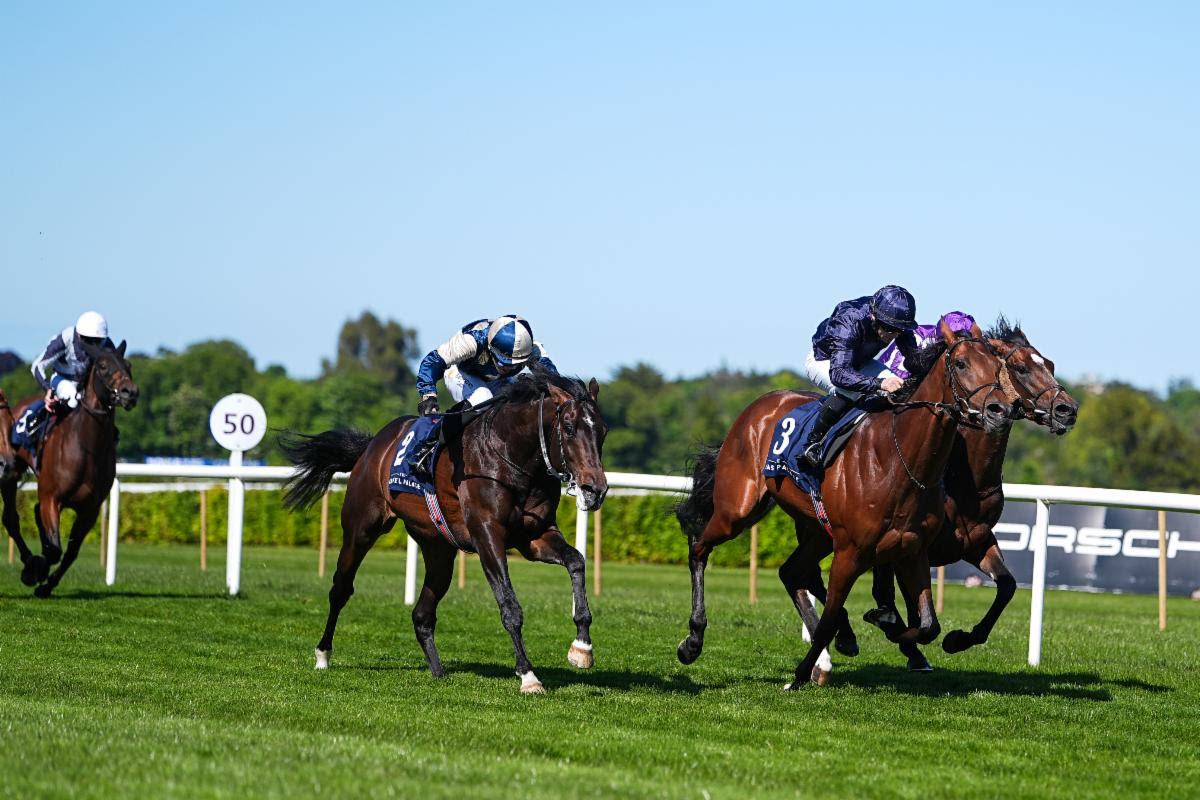 James J Braddock winning the Derby Trial Stakes at Leopardstown Racecourse