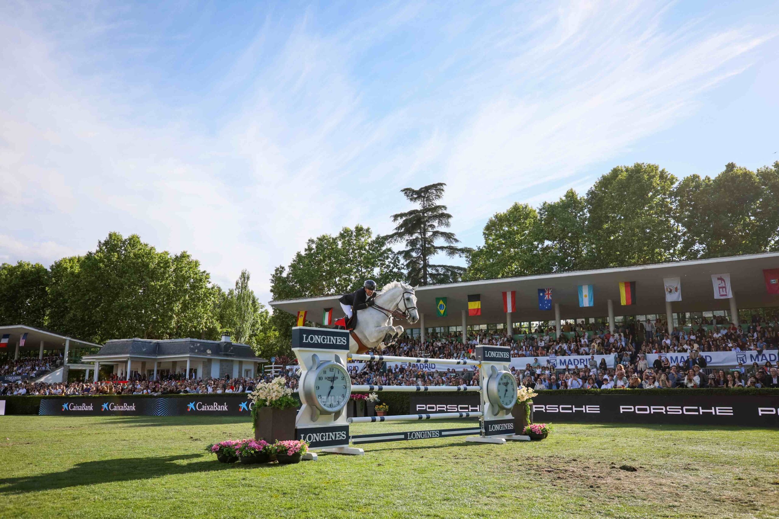 Simon Delestre riding Gatsby du Tillard at LGCT Madrid Grand Prix 2026