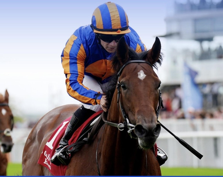 Horses competing during Eclipse Day at Sandown Park on 4 July