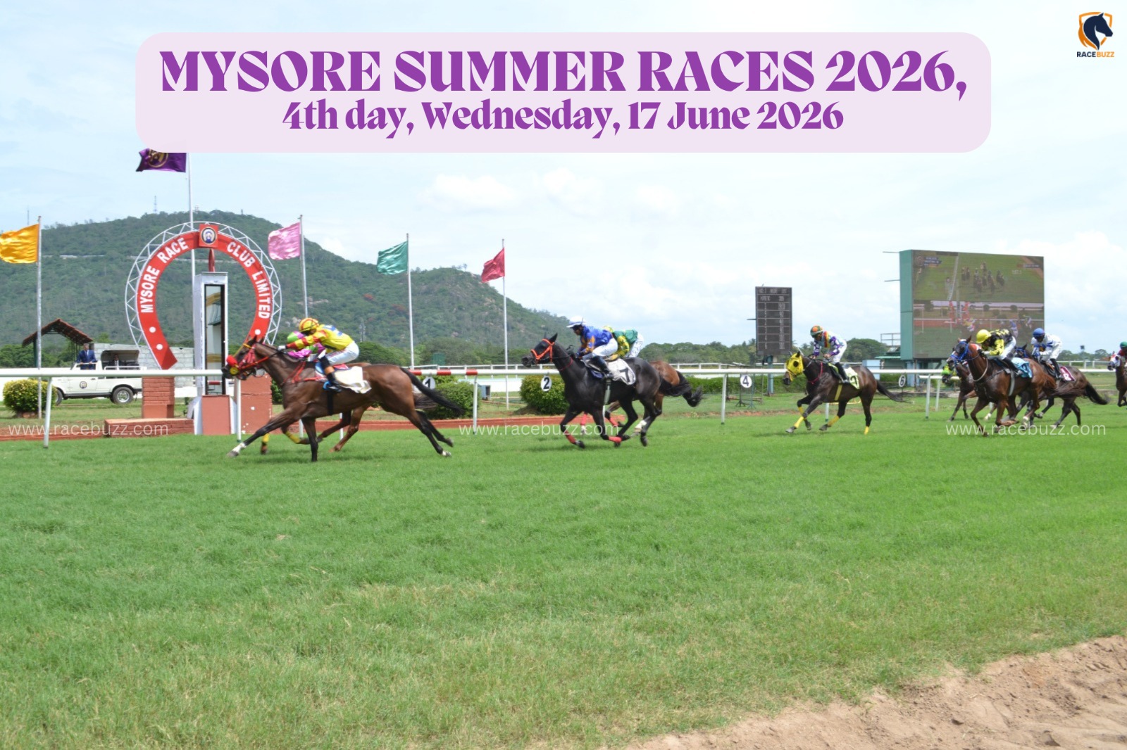 King's Battalion winning the Dr. N.M. Srinivas Memorial Trophy during Mysore Summer Races 2026 on June 17 at Mysore Race Club