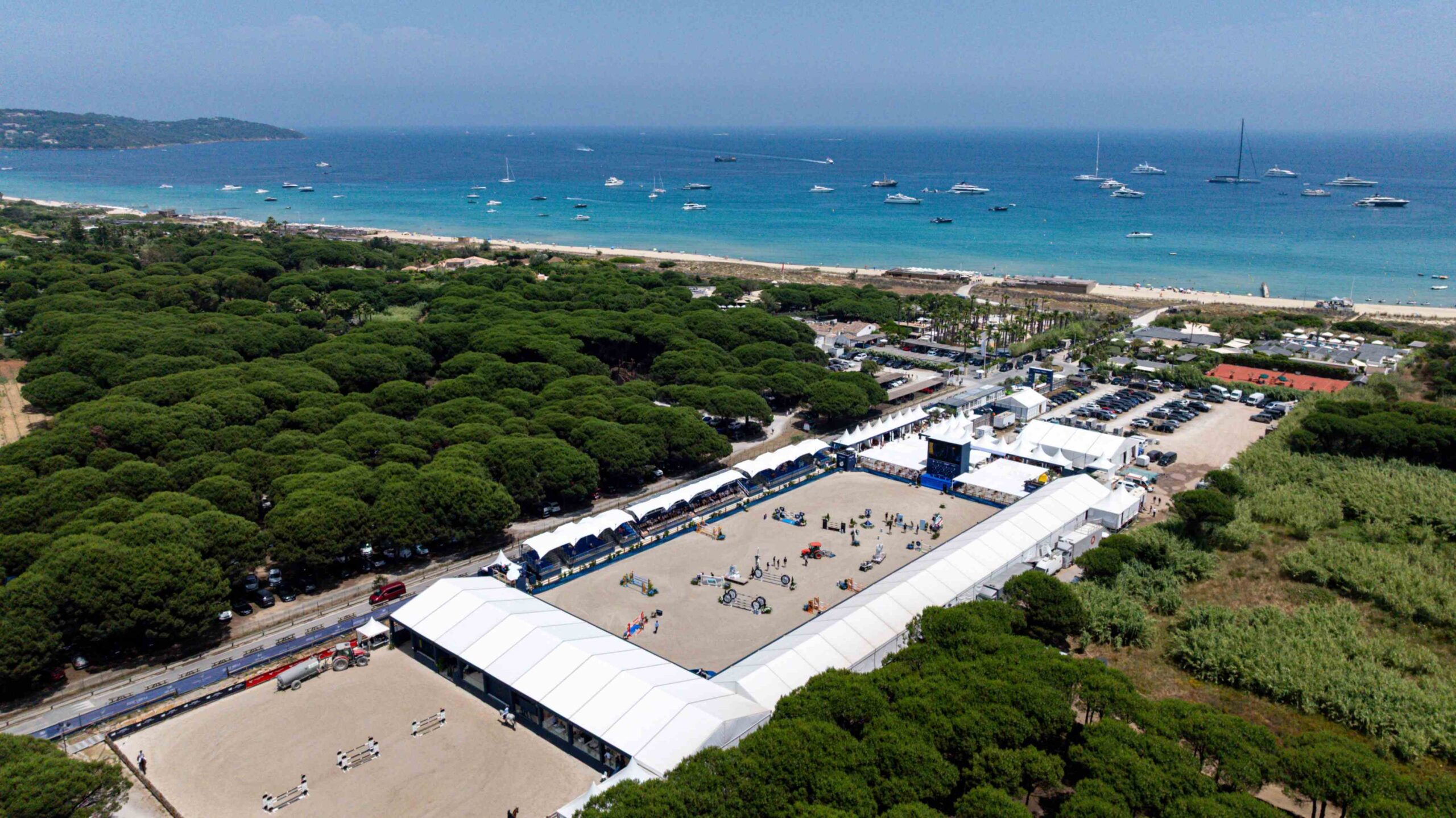Abdel Said and leading riders prepare for the Longines Global Champions Tour St Tropez stage on the French Riviera