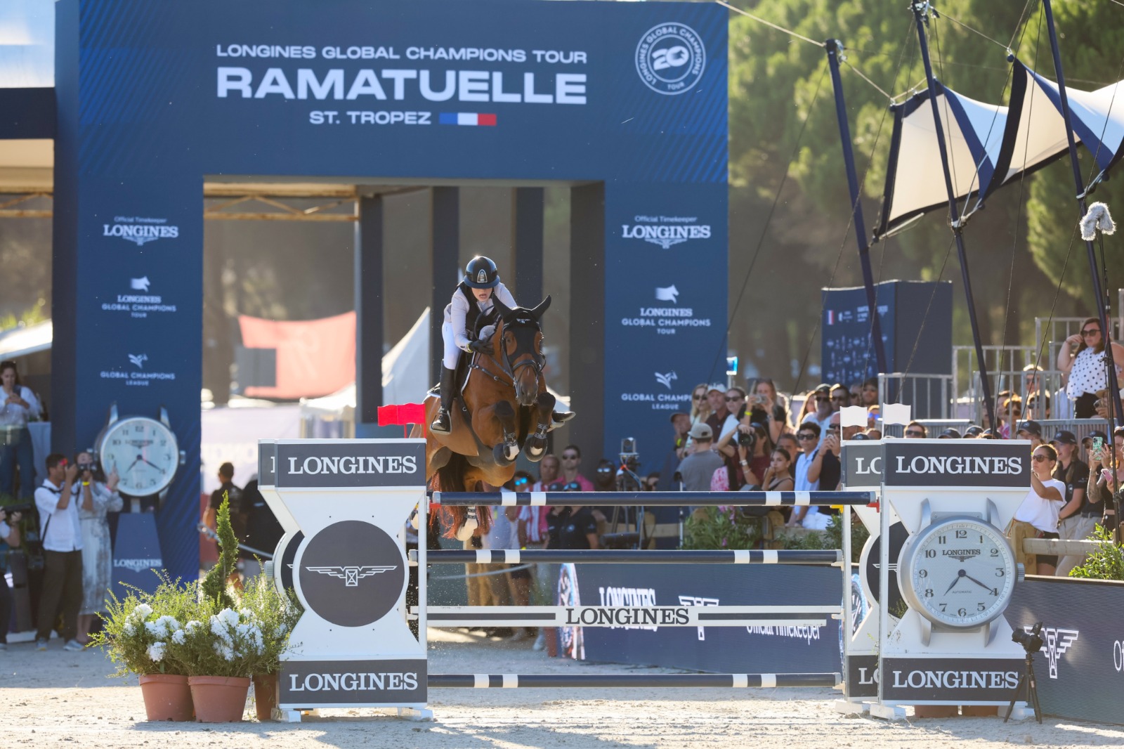 Anastasia Nielsen celebrating LGCT St Tropez Grand Prix 2026 victory