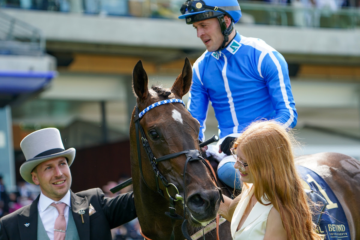 Venetian Sun winning the Commonwealth Cup at Royal Ascot 2026 under Clifford Lee