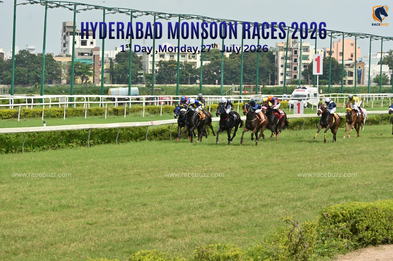 Catch The Worm wins the Salar Jung Trophy during the Hyderabad Monsoon Races 2026 at Hyderabad Race Club on 27 July 2026.