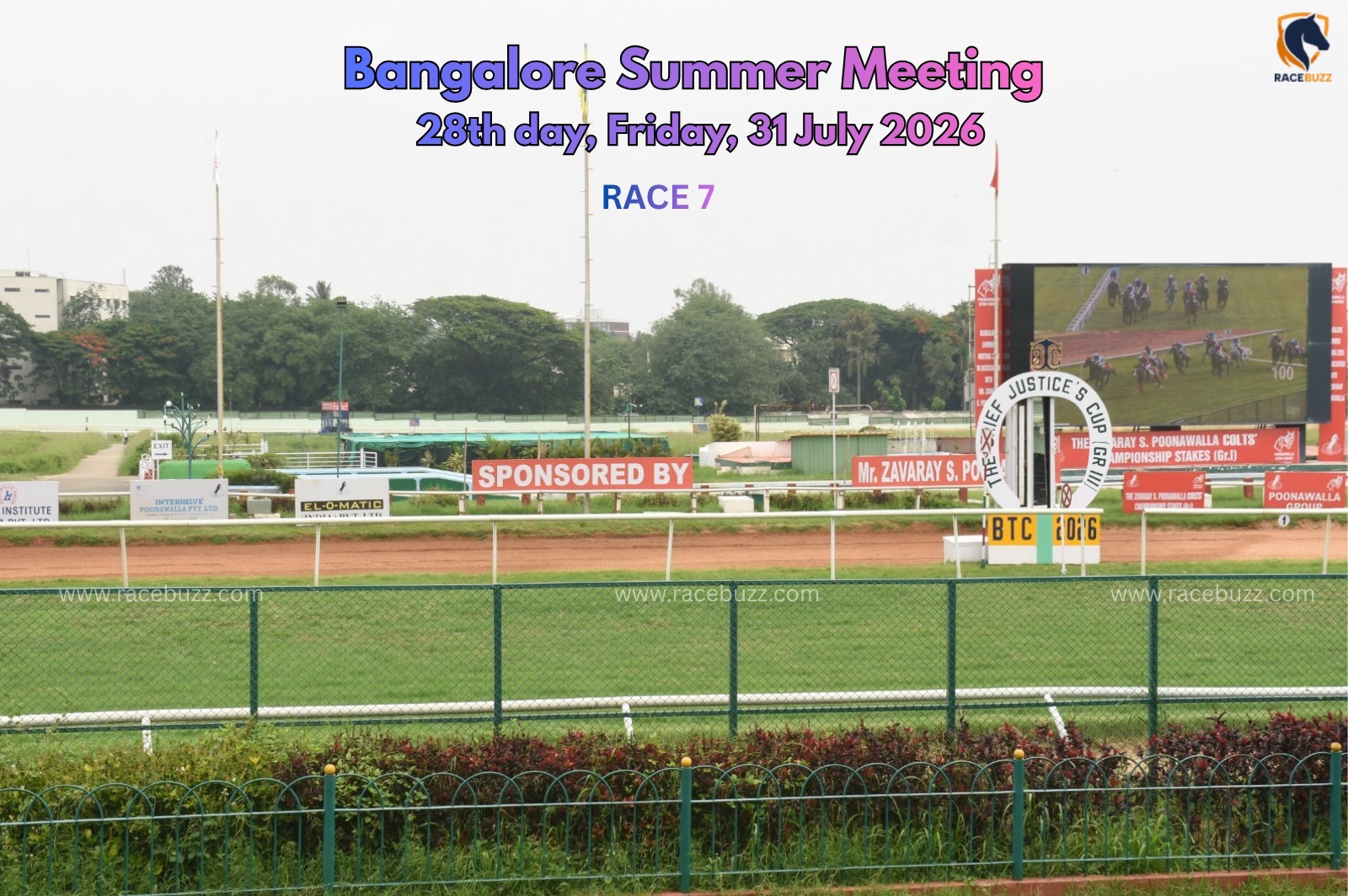 Bangalore race result 31st July Royal Legacy winning The Karnataka Governor's Trophy